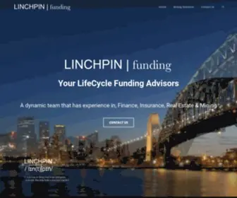 Linchpinfunding.com(Finance and Private Equity Brokers for Mining and Real Estate) Screenshot