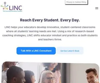 Linclearning.com(Learning Innovation Catalyst Personalized & Blended Learning) Screenshot