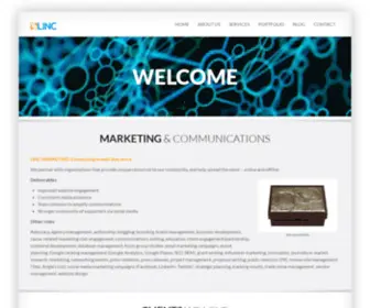 Lincmarketing.co(Linc Marketing & Communications) Screenshot