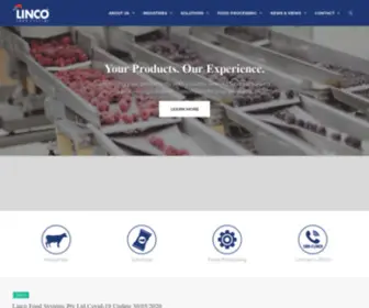 Linco.com.au(Your Products) Screenshot