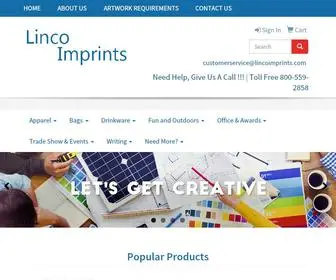 Lincoimprints.com(Linco Imprints) Screenshot