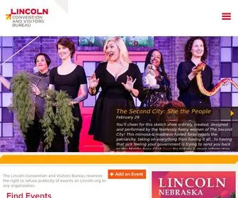 Lincoln.org(Lincoln Convention and Visitors Bureau) Screenshot