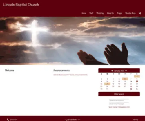 Lincolnbaptist.org(Lincolnbaptist) Screenshot