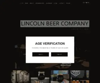 Lincolnbeercompany.com(Lincoln Beer Company) Screenshot