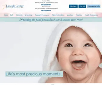 Lincolncenterobgyn.com(Lincoln Center Obstetrics & Gynecology) Screenshot