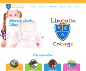 Lincolncollege.es(Licoln College) Screenshot