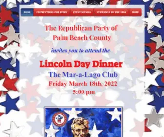 Lincolnday.gop(Lincolnday2022) Screenshot