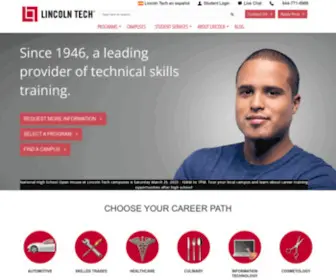 Lincolnedu.com(Lincoln Tech) Screenshot