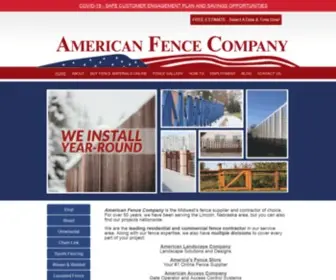 Lincolnfencecompany.com(American Fence Company of Lincoln) Screenshot