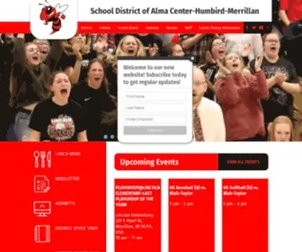 Lincolnhornets.org(School District of Alma Center) Screenshot