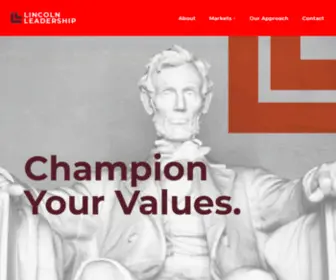 Lincolnleadership.co(Lincoln Leadership) Screenshot