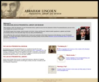 Lincolnlibraryandmuseum.com(Abraham Lincoln Presidential Library and Museum Visitor Experience) Screenshot