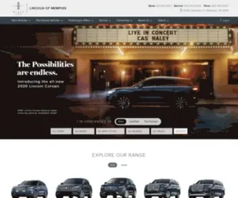 Lincolnofmemphis.net(New & Used Lincoln Vehicles) Screenshot