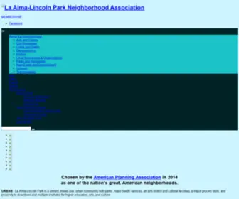 Lincolnparkneighborhood.org(La Alma) Screenshot