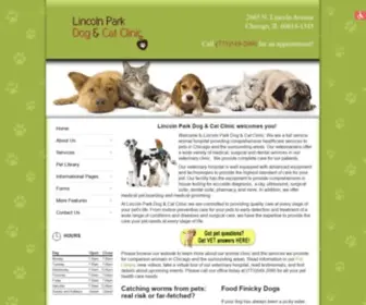 Lincolnparkvet.vet(Lincoln Park Dog & Cat Clinic) Screenshot