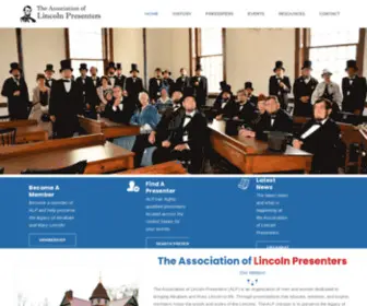 Lincolnpresenters.net(The Association of Lincoln Presenters) Screenshot