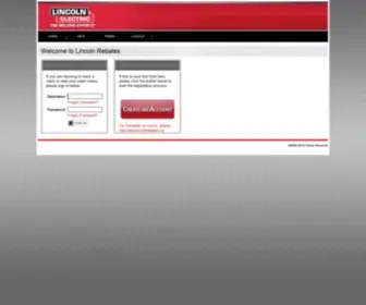 Lincolnrebates.com(Lincoln Rebates Program) Screenshot