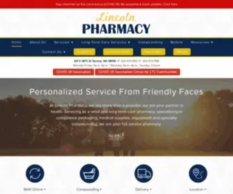 Lincolnrx.com(Lincoln Pharmacy) Screenshot