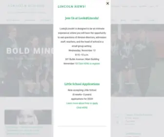 Lincolnschool.org(Lincoln School Providence) Screenshot