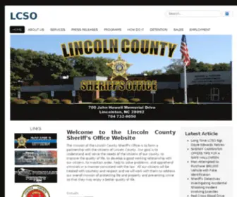 Lincolnsheriff.org(Lincoln County Sheriff's Office) Screenshot