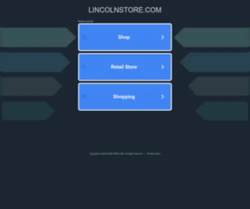 Lincolnstore.com(Lincolnstore) Screenshot