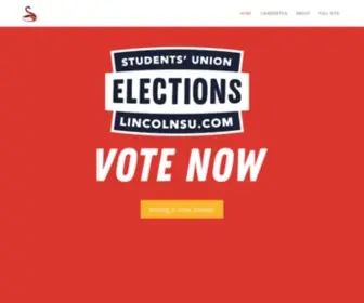 Lincolnsu.com(University of Lincoln Students Union) Screenshot