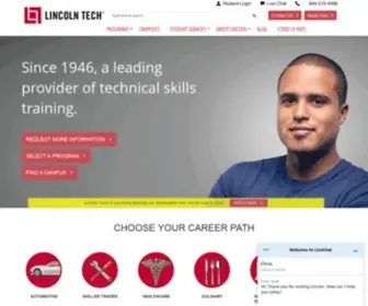 Lincolntech-Usa.com(Lincoln Tech) Screenshot