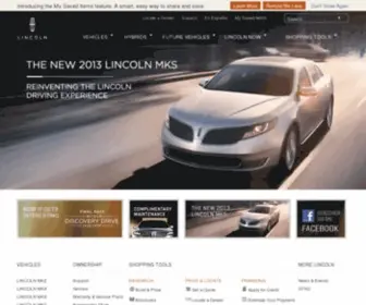 Lincolnvehicles.com(Lincolnvehicles) Screenshot