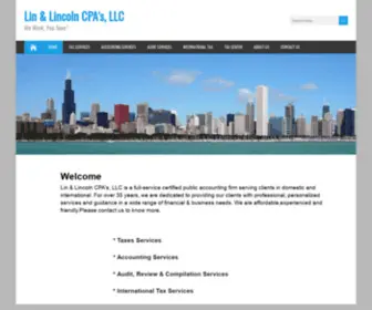 LincPa.com(Lin & Lincoln's CPA's) Screenshot