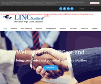 Lincscot.co.uk(The Scottish Angel Capital Association LINC Scotland) Screenshot