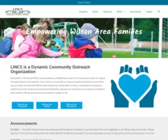 Lincsfamilycenter.org(Empowering Wilson Area Families LINCS) Screenshot