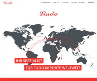 Linda-Food.com(Qualitätswaren) Screenshot