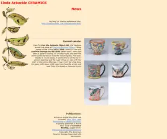 Lindaarbuckle.com(Arbuckle Ceramics) Screenshot