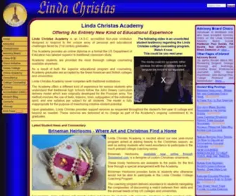 Lindachristas.org(Online Tutoring for GED SAT ACT AP Calculus English Linda Christas) Screenshot