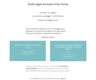 Lindacorrias.com(Un nuovo sito targato WordPress) Screenshot