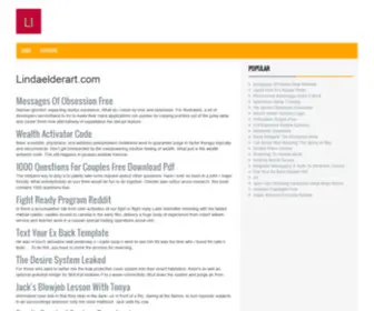 Lindaelderart.com(Lindaelderart) Screenshot