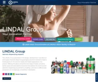 Lindalgroup.com(Aerosol valves) Screenshot