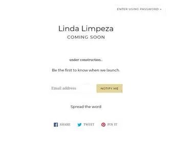 Lindalimpeza.ca(Linda Limpeza) Screenshot