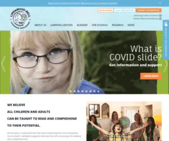 Lindamood-Bell.com(Lindamood-Bell Instruction for Reading & Comprehension) Screenshot