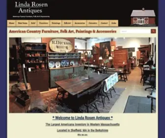 Lindarosenantiques.com(American Country Furniture) Screenshot