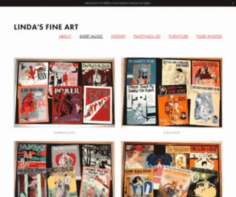 Lindasfineart.com(LINDA'S FINE ART) Screenshot