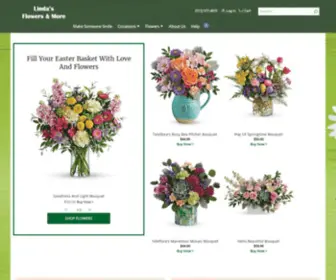 Lindasflowersandmore.com(Kyle Florist) Screenshot