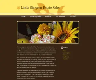 Lindashogrenestatesales.com(Linda Shogren Estate Sales) Screenshot