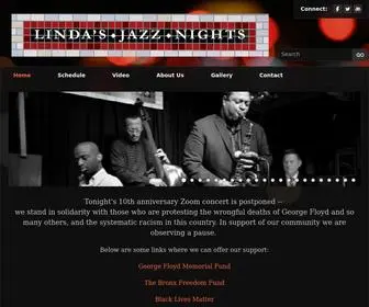 Lindasjazznights.com(Linda's Jazz Nights) Screenshot