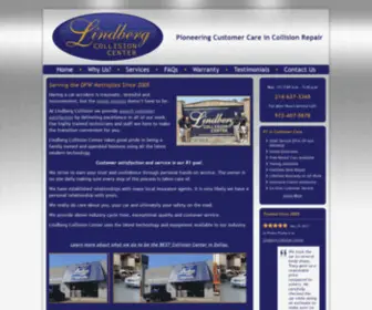 Lindbergcollision.com(Serving the DFW Metroplex Since 2005) Screenshot