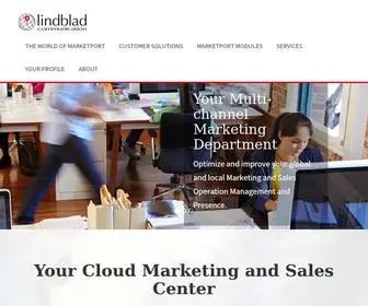 Lindblad.biz(Lindblad Communication) Screenshot