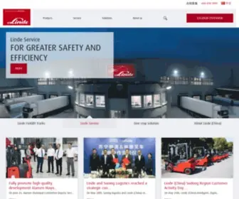 Linde-China.com(林德) Screenshot