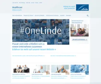 Linde-Healthcare.at(Linde Healthcare) Screenshot