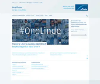 Linde-Healthcare.cz(Linde Healthcare) Screenshot