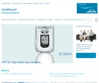 Linde-Healthcare.de(Linde Healthcare) Screenshot